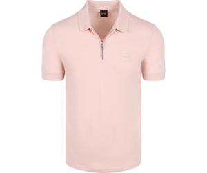 BOSS Polo Passerzip Half Zip Rosa - Größe XXL Pink XXL