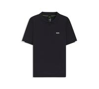 BOSS Polopullover aus Baumwolle mit Reißverschluss am Kragen - Style K_Ever-X PS, 50541961 Dunkelblau M