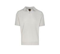 BOSS Orange Regular Fit Poloshirt aus reiner Baumwolle Modell 'ARAVOLO' in Sand, Größe L
