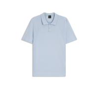 BOSS Poloshirt aus Baumwoll-Mix mit Bodymapping-Struktur - Style KN_Momentum-Lite PS, 50558353 Hellblau XXL