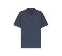 BOSS Poloshirt aus Baumwoll-Mix mit Reißverschlussleiste - Style H-Paras 70, 50554614 Dunkelblau S