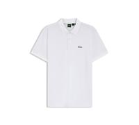 BOSS Poloshirt aus Baumwoll-Piqué mit Allover-Print - Style PL_GOC Birdie 3, 50559355 Weiß S
