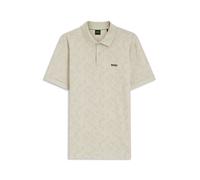 BOSS Poloshirt aus Baumwoll-Piqué mit Allover-Print - Style PL_GOC Swing AO, 50564801 Hellbeige XXXL