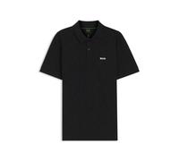 BOSS Poloshirt aus Baumwoll-Piqué mit Allover-Print - Style PL_GOC Swing AO, 50564801 Schwarz M
