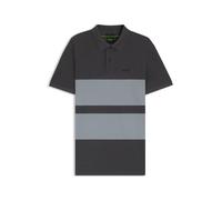 BOSS Poloshirt aus Baumwoll-Piqué mit Blockstreifen - Style Polo Stripe Zone, 50545871 Grau XXXL