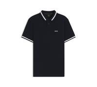 BOSS Poloshirt aus Baumwoll-Piqué mit Kontrast-Details - Style Pio_IN, 50500141 Dunkelblau XL