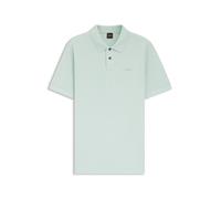 BOSS Orange Regular Fit Poloshirt aus reiner Baumwolle Modell 'PRIME' in Tuerkis, Größe XL