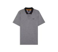 BOSS Poloshirt aus Baumwoll-Piqué mit Logo-Print - Style PeoxfordNew, 50507814 Dunkelgrau L