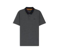 BOSS Poloshirt aus Baumwoll-Piqué mit Logo-Print - Style PeoxfordNew, 50507814 Dunkelgrau XXXL