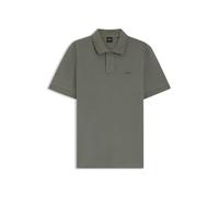 Poloshirt BOSS ORANGE "Prime", Herren, Gr. XL, open grau076, Jersey, Obermaterial: 100% Baumwolle, regular fit hüftlang, hoch geschlossener Ausschnitt, eng elastischer Bund, Shirts, mit Polokragen (21