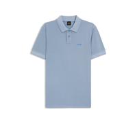 BOSS Poloshirt aus Baumwoll-Piqué mit Logo-Print - Style Prime, 50507813 Hellblau XL