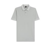 BOSS Herren Prime Poloshirt aus Baumwoll-Piqué mit Logo-Print Silber XXL