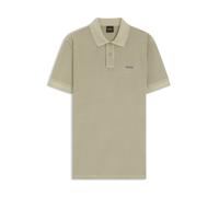 Poloshirt BOSS ORANGE "Prime", Herren, Gr. M, open grün370, Jersey, Obermaterial: 100% Baumwolle, casual, regular fit hüftlang, hoch geschlossener Ausschnitt, Kurzarm eng elastischer Bund, Shirts, mit