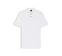 BOSS Poloshirt aus Baumwoll-Piqué mit Logo-Print - Style Prime, 50507813 Weiß 4XL