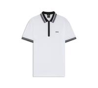 BOSS Poloshirt aus Baumwoll-Piqué mit Reißverschlussleiste - Style PL_Hole19 Philix, 50558076 Weiß M
