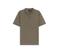 BOSS Poloshirt aus Baumwolle mit Fischgrät-Struktur - Style C-Parlay 240, 50549593 Braun M