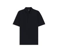 BOSS Poloshirt aus Baumwolle mit geometrischem Jacquard-Muster - Style H-Parlay 321, 50567971 Dunkelblau XL