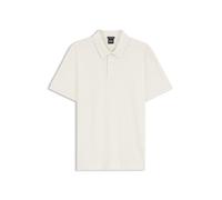 BOSS Poloshirt aus Baumwolle mit geometrischem Jacquard-Muster - Style H-Parlay 321, 50567971 Natur XL