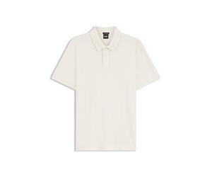 BOSS Poloshirt aus Baumwolle mit geometrischem Jacquard-Muster - Style H-Parlay 321, 50567971 Natur XXL