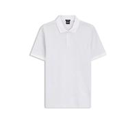 BOSS Poloshirt aus Baumwolle mit Jacquard-Muster - Style H-Parlay 233, 50558855 Weiß L