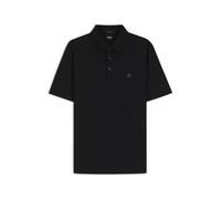 BOSS Poloshirt aus merzerisierter Baumwolle mit Double-B-Monogramm - Style C-Parris 01, 50520297 Schwarz S