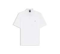 BOSS Poloshirt aus merzerisierter Baumwolle mit Double-B-Monogramm - Style C-Parris 01, 50555829 Weiß M