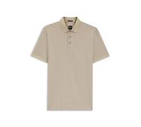BOSS Poloshirt aus merzerisierter Baumwolle mit dreifarbigem Jacquard-Muster - Style H-Parlay 242, 50559766 Hellbeige M