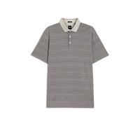BOSS Poloshirt aus merzerisierter Baumwolle mit Gitter-Muster - Style H-Parris 102, 50543402 Grau XXXL