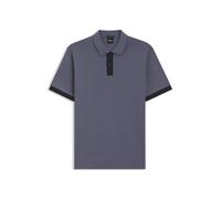 BOSS Poloshirt aus merzerisierter Baumwolle mit Streifen-Dessin - Style H-Parlay 238, 50559668 Blau XL