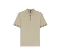 BOSS Poloshirt aus merzerisierter Baumwolle mit Streifen-Dessin - Style H-Parlay 238, 50559668 Hellbeige XL