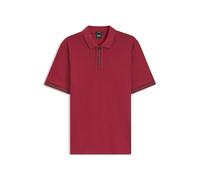 BOSS Poloshirt aus merzerisierter Baumwolle mit Streifen-Dessin - Style H-Parlay 238, 50559668 Rot XXL