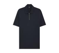 BOSS Poloshirt aus Piqué mit Reißverschluss am Kragen - Style H-Paras 57, 50544091 Dunkelblau L