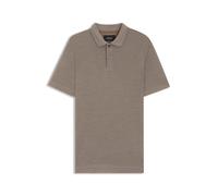 BOSS Poloshirt aus Seide und Wolle mit Perlmuttknöpfen - Style L-Perry 113, 50553161 Braun M