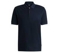 Boss - Poloshirt für Herren, Reißverschluss, Regulär, kurzärmlig (Dunkelblau) 2XL
