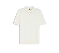 BOSS Regular-Fit Strick-Poloshirt aus strukturiertem Gewebe - Style H-Lurazio, 50565506 Natur L