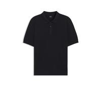 BOSS Regular-Fit Strick-Poloshirt aus strukturiertem Gewebe - Style H-Lurazio, 50565506 Dunkelblau XL