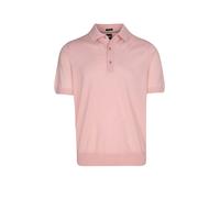 Kurzarmpullover BOSS "Nolano", Herren, Gr. L, light, pastel pink686, Strick, Obermaterial: 100% Schurwolle, unifarben, regular fit hüftbedeckend, Rippbündchen, Pullover, aus Schurwolle, Polokragen (98