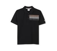 BOSS Kids-Poloshirt aus Stretch-Baumwolle mit Signature-Streifen - Style J52013/09B08A, J52013 Schwarz 102