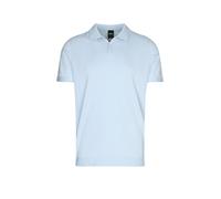 BOSS Poloshirt aus Baumwoll-Mix mit Bodymapping-Struktur - Style KN_Momentum-Lite PS, 50558353 Hellblau XL
