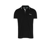 BOSS Poloshirt aus Baumwoll-Mix mit kontrastfarbenen Logos - Style Paddy Pro, 50469102 Schwarz XXL