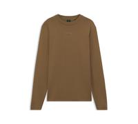 BOSS Porsche x BOSS Langarmshirt mit glänzendem Logo - Style TS_PS Icons70 Long, 50569474 Braun S