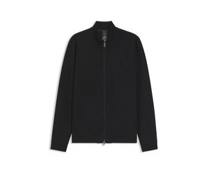 BOSS Porsche x BOSS Sweatjacke aus Jacquard mit Pascha-Karo - Style SW_PS Icons70 JacqFZ, 50569955 Schwarz XXXL