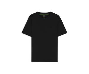BOSS Porsche x BOSS T-Shirt aus merzerisierter Baumwolle mit reflektierendem Branding - Style TS_PS Spirit 70, 50562696 Schwarz S