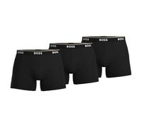 Hugo Boss Herren Boxershorts 3er-Pack Baumwolle/Elastan – Schwarz – Größe M