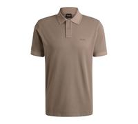BOSS Herren Poloshirt aus Baumwoll-Piqué Regular Fit, braun, Gr. S