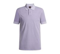 Poloshirt BOSS ORANGE "Prime", Herren, Gr. L, open lila549, Jersey, Obermaterial: 100% Baumwolle, regular fit hüftlang, hoch geschlossener Ausschnitt, eng elastischer Bund, Shirts, mit Polokragen (379