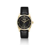 BOSS Principle Prestige Uhr mit schwarzem strukturiertem Zifferblatt - Style PRINCIPLE, 58858231 Schwarz ONESI