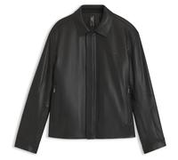 BOSS Porsche x BOSS Lederjacke mit verdecktem magnetischem Druckknopf - Style LH_PS Icons70 ST, 50569177 Schwarz XL