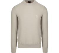 BOSS Pullover Anion Ecru - Größe M Beige M