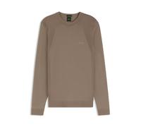 BOSS Pullover aus Baumwoll-Mix mit Bodymapping-Struktur - Style KN_Momentum-Lite CN, 50558351 Braun L